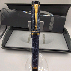 파카 만년필 듀오폴드 센테니얼 1세대 블루 마블18K B닙