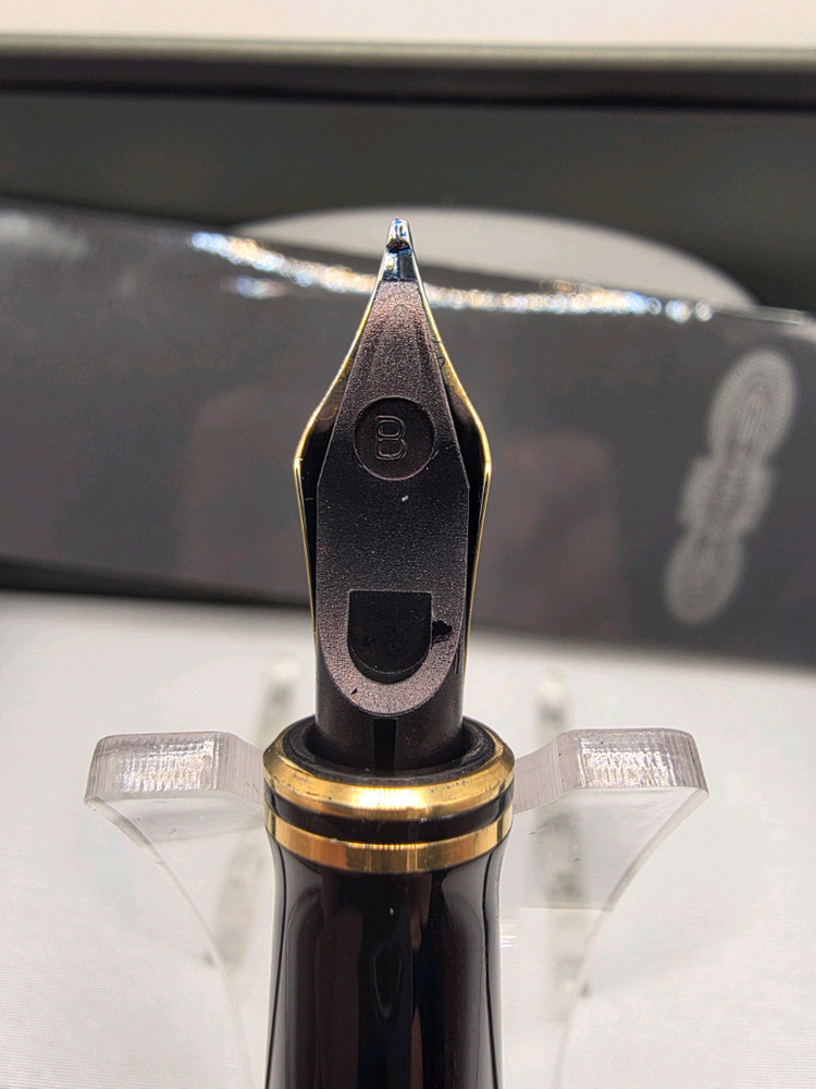 파카 만년필 듀오폴드 센테니얼 1세대 블루 마블18K B닙--2