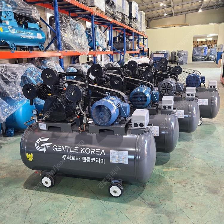 중고 10마력 400리터 콤프레샤 피스톤 젠틀코리아--7
