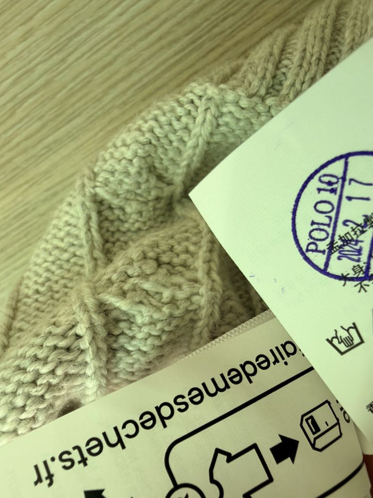 폴로 랄프로렌 케이블 니트 코튼 스웨터 베스트 M(100) 그레이컬러 새것--6