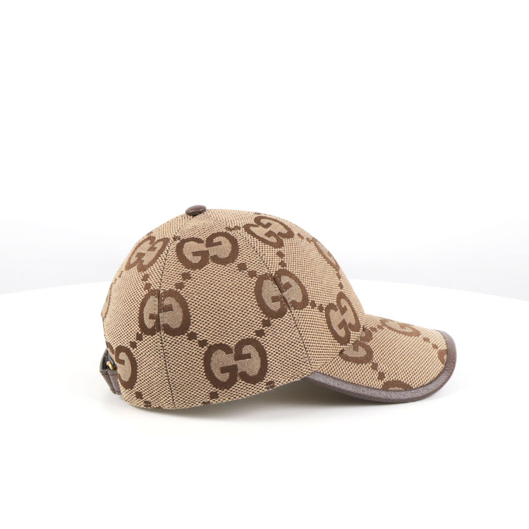 [중고명품다올] 구찌 점보 GG 캔버스 볼캡 681264 L사이즈--3