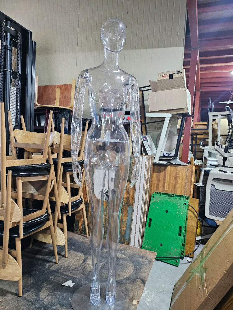 중고.여자전신투명마네킹팝니다--1