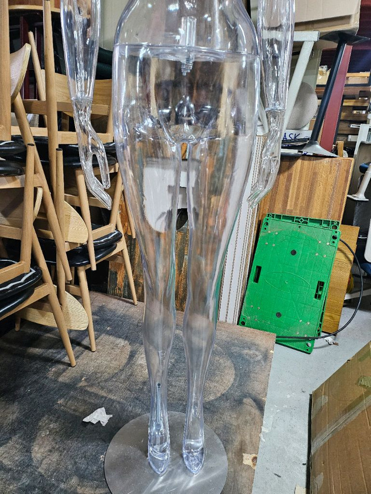 중고.여자전신투명마네킹팝니다--3