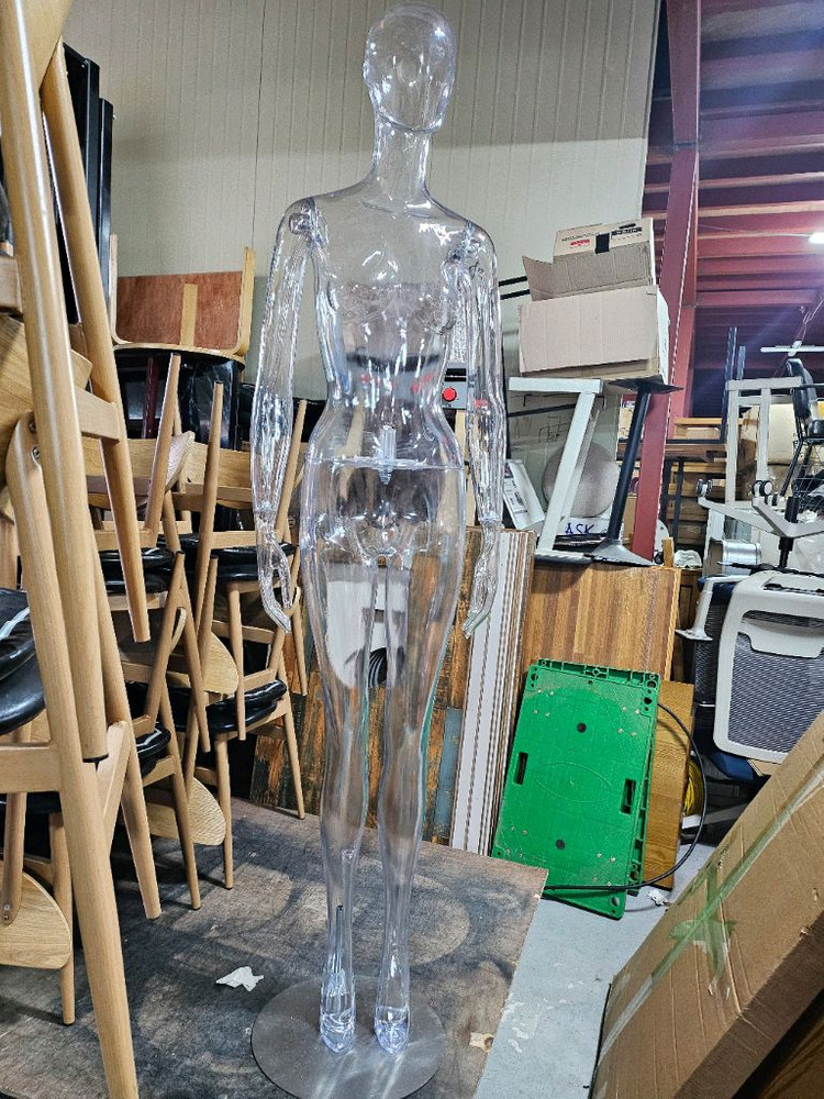 중고.여자전신투명마네킹팝니다--4