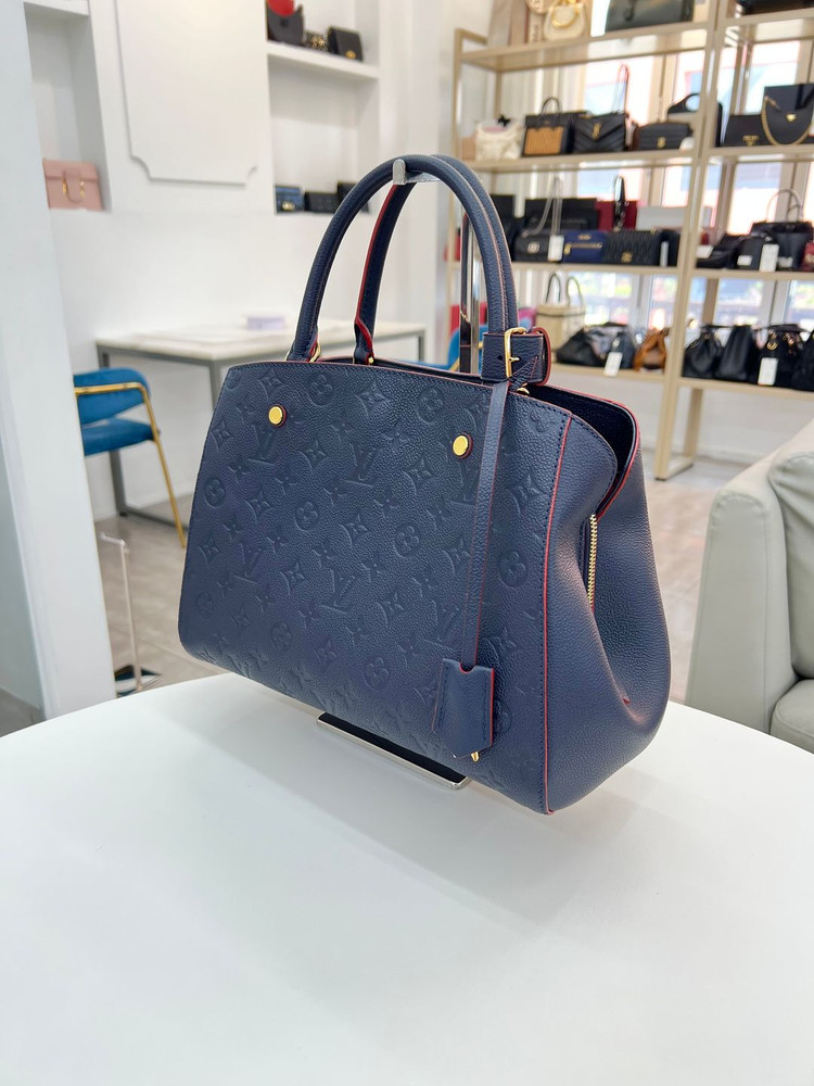 [중고명품 럭스올 울산점]루이비통 앙프렝뜨 몽테뉴 MM 토트 숄더백--1