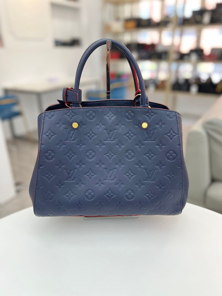 [중고명품 럭스올 울산점]루이비통 앙프렝뜨 몽테뉴 MM 토트 숄더백--2