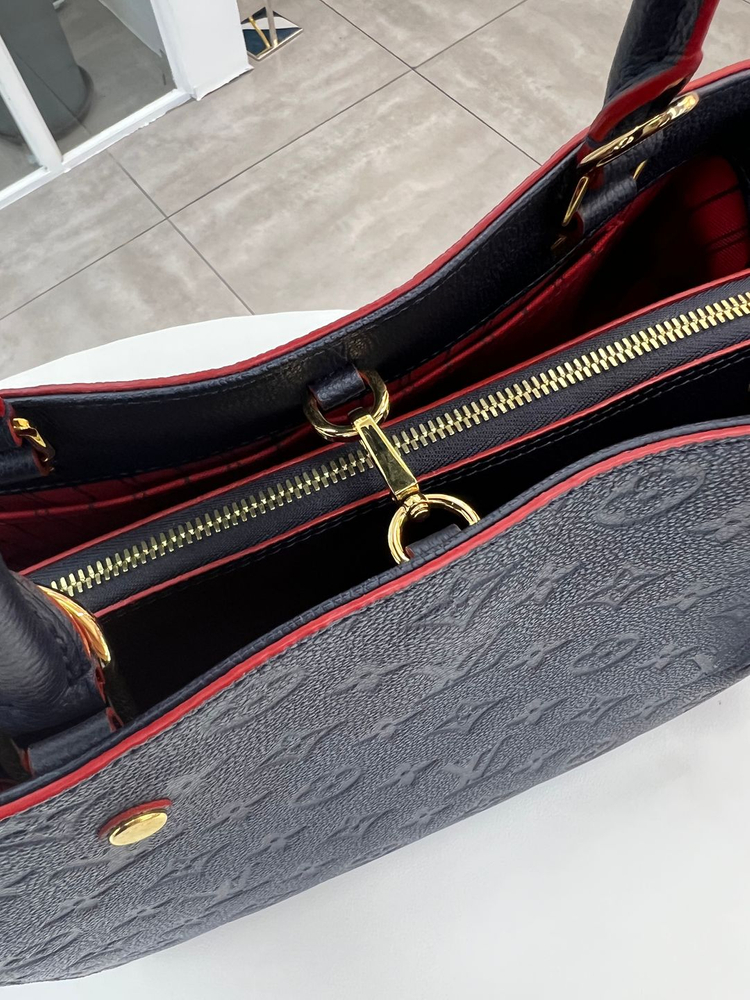 [중고명품 럭스올 울산점]루이비통 앙프렝뜨 몽테뉴 MM 토트 숄더백--6