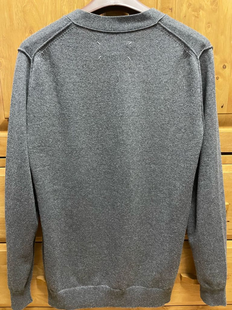 (급처) 메종 마르지엘라 캐시미어 가디건 실버 L 이미지