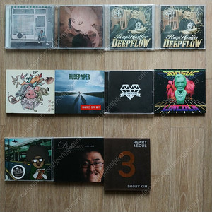 국힙 음반 CD 20장 / 한국 힙합 / 절판 희귀반 / 딥플로우, 이센스 등등 이미지