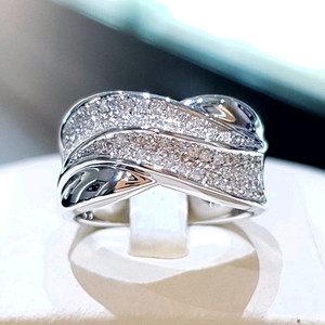 골든듀 18k 다이아 반지