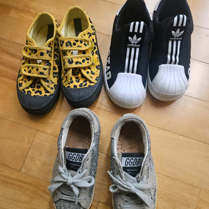 골든구스 키즈 글리터25, 노베스타 27, 아디다스 170 일괄