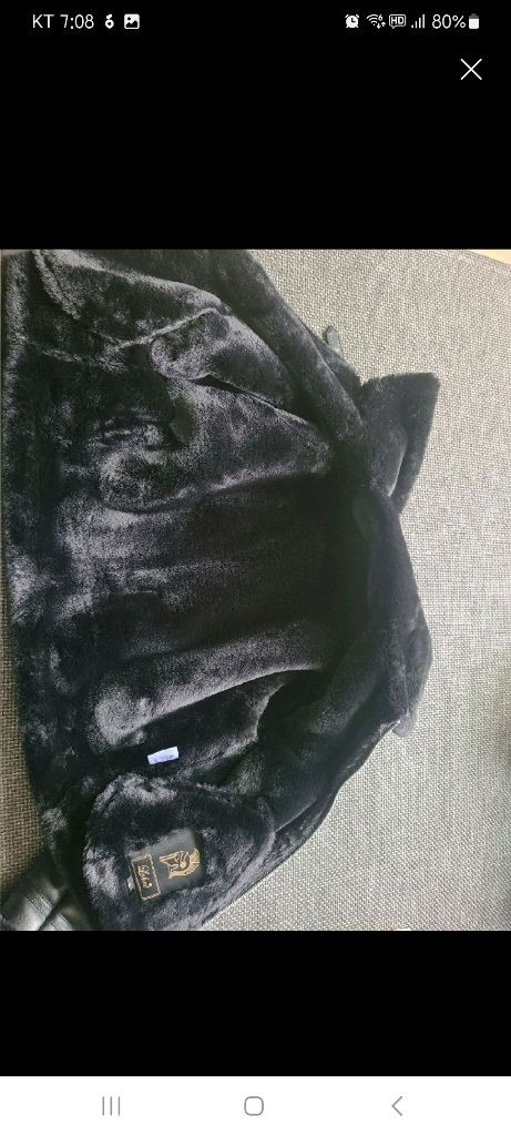 비건 레더 무스탕--2