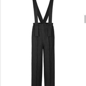 이세이미야케 미 11월 파인 니트 플리츠 보텀3 멜빵 팬츠 MI54KF837