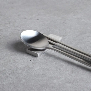 국산 스테인레스 무광 심플 수저받침 (4개 2만원) 이미지