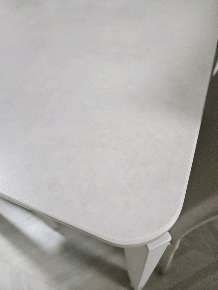 리바트 아르떼 4인용 세라믹식탁 + 스키니 가죽 식탁의자 4개 이미지