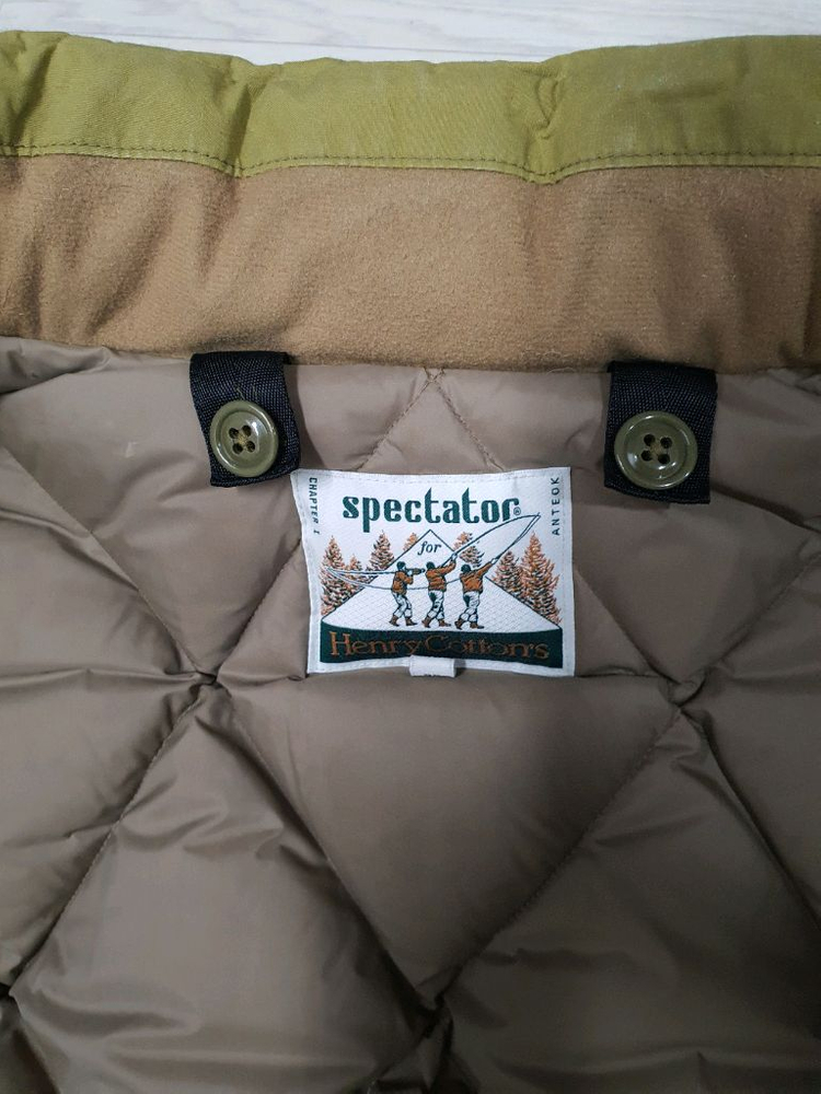 헨리 코튼 스펙테이터 구스 다운 ods 올리브드랩서비스--5