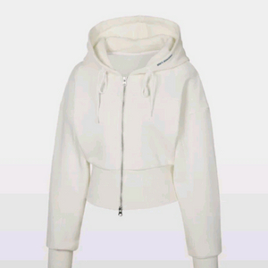 그란데라인 투웨이 크롭 후드 집업 M-L