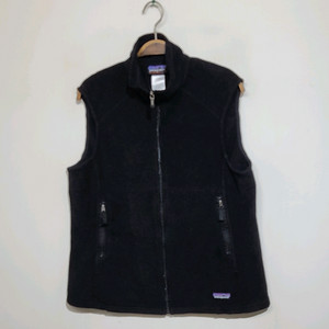 (XL) 파타고니아 신칠라 플리스 조끼 블랙 후리스 베스트 이미지