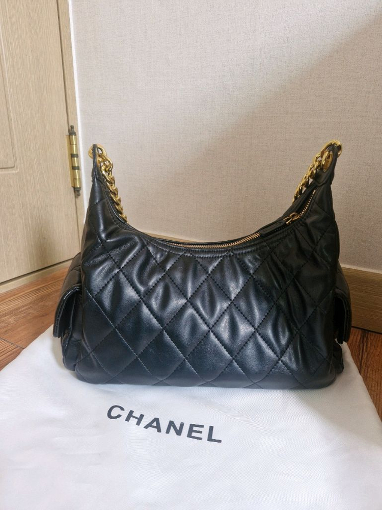 샤넬 25C 맥시 호보백 라지--1