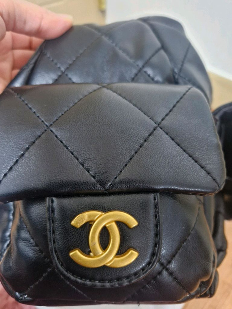 샤넬 25C 맥시 호보백 라지--7