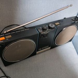 소니 SRF-80W 도킹시스템 라디오 이미지