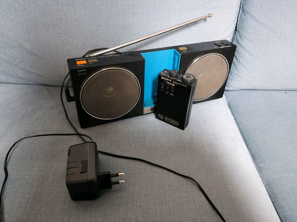 소니 SRF-80W 도킹시스템 라디오 이미지