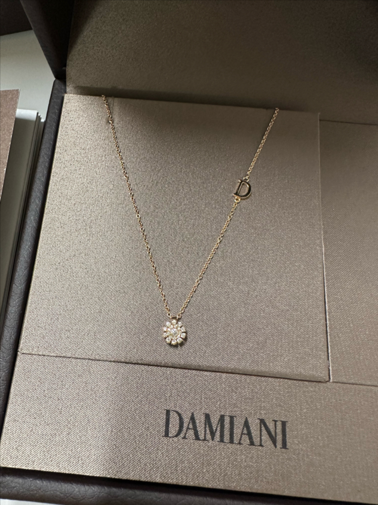 [정품/풀박스]다미아니 마르게리타 로즈골드 목걸이--1