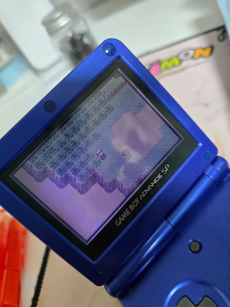 닌텐도 GBA SP 블루 이미지