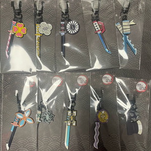 귀멸의칼날 일륜도 키링 10종 세트
