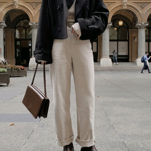 슬로우앤드 투데이 솔트그레이지 다잉데님팬츠 XS