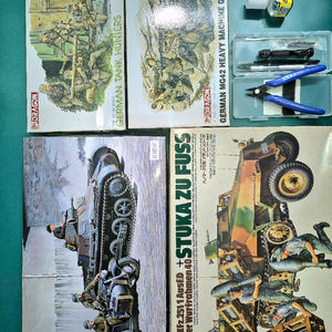 *각종교신가능*밀리터리프라모델1/35타미야외4종+전용공구Full셋~바람에언덕에서