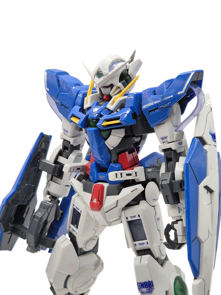 유광 마감 (최상급) MG 엑시아 건담 더블오 반다이 건프라--1