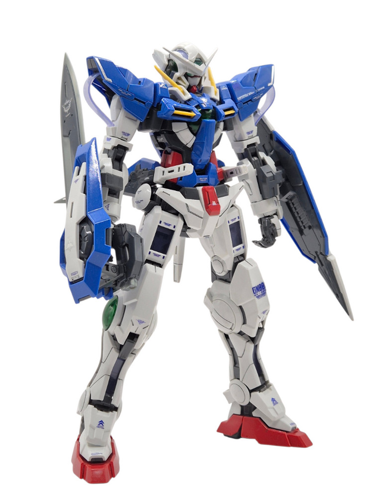 유광 마감 (최상급) MG 엑시아 건담 더블오 반다이 건프라--2