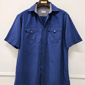 브리오니(Brioni) 코튼 반팔 셔츠 [ 쿠치넬리 로로피아나 톰포드 루이비통 키톤 벨루티 에르메스 디올 ]