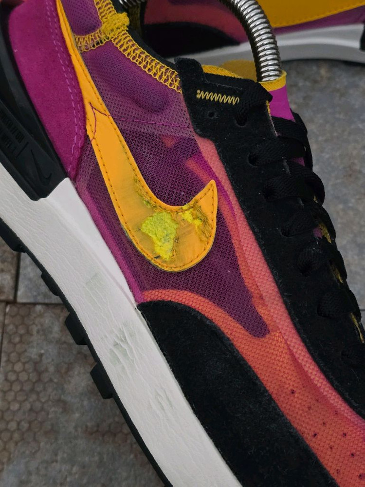 (280)나이키 와플 원 액티브 푸시아 스니커즈 운동화--4