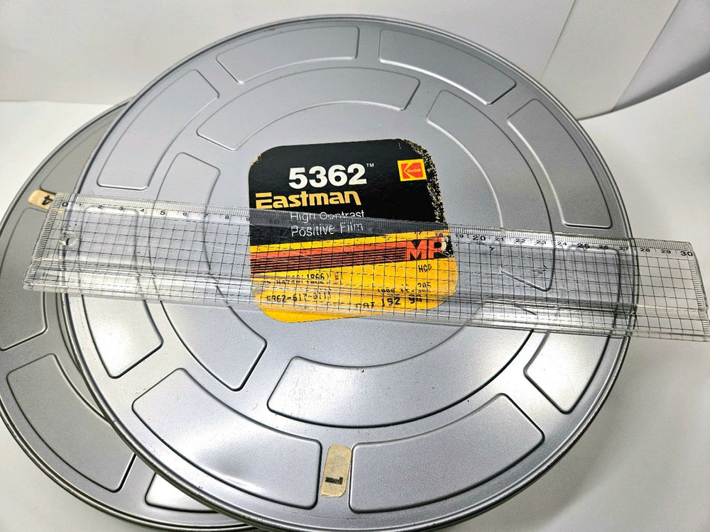 2A, 90년대 TV용 만화영화 필름통 2개 세트(빈 것) 이미지