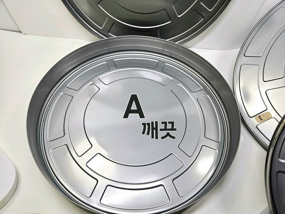 2A, 90년대 TV용 만화영화 필름통 2개 세트(빈 것) 이미지