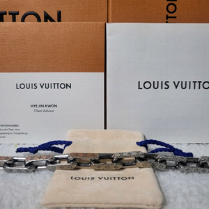 [풀구성] M / 루이비통 버질아블로 모노그램 체인 팔찌