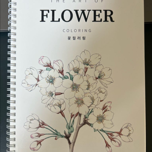 꽃 컬러링북
