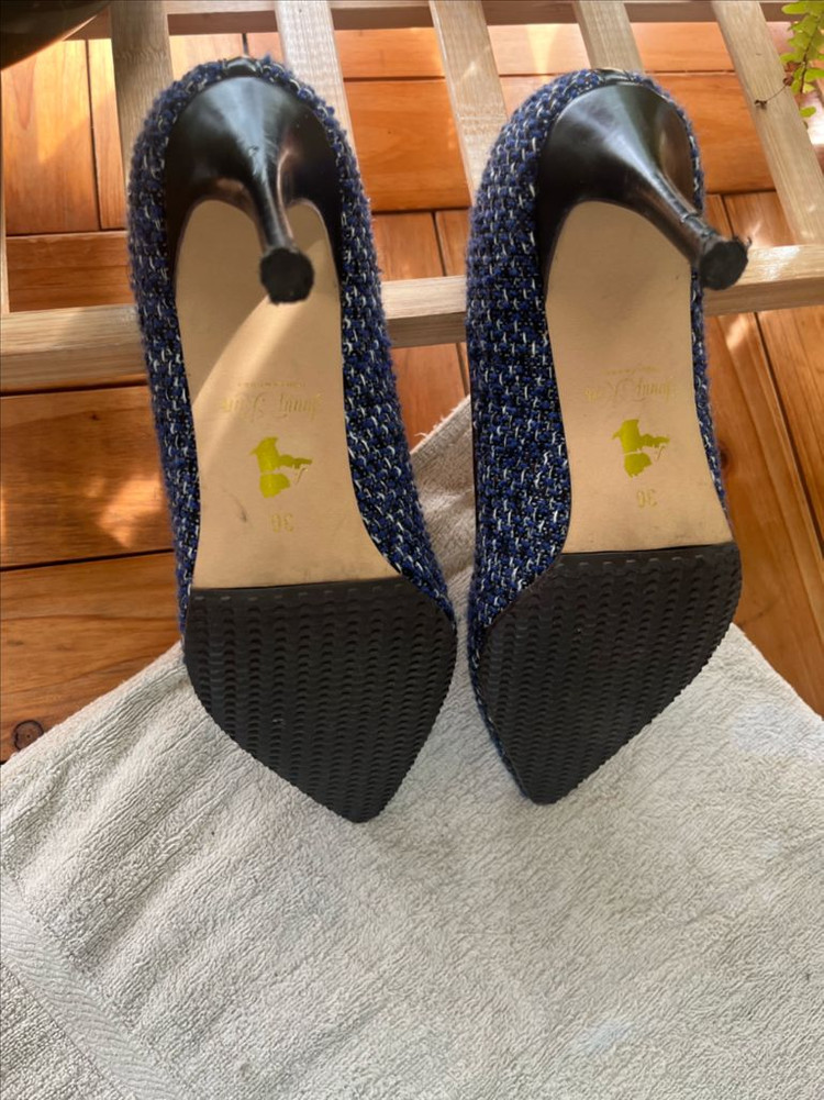 jinny kim 지니킴 트위드 힐 36사이즈 이미지