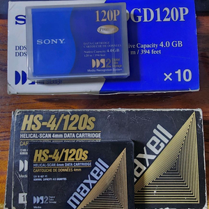 SONY, maxell DAT(DDS2) 공테이프 박스 신품