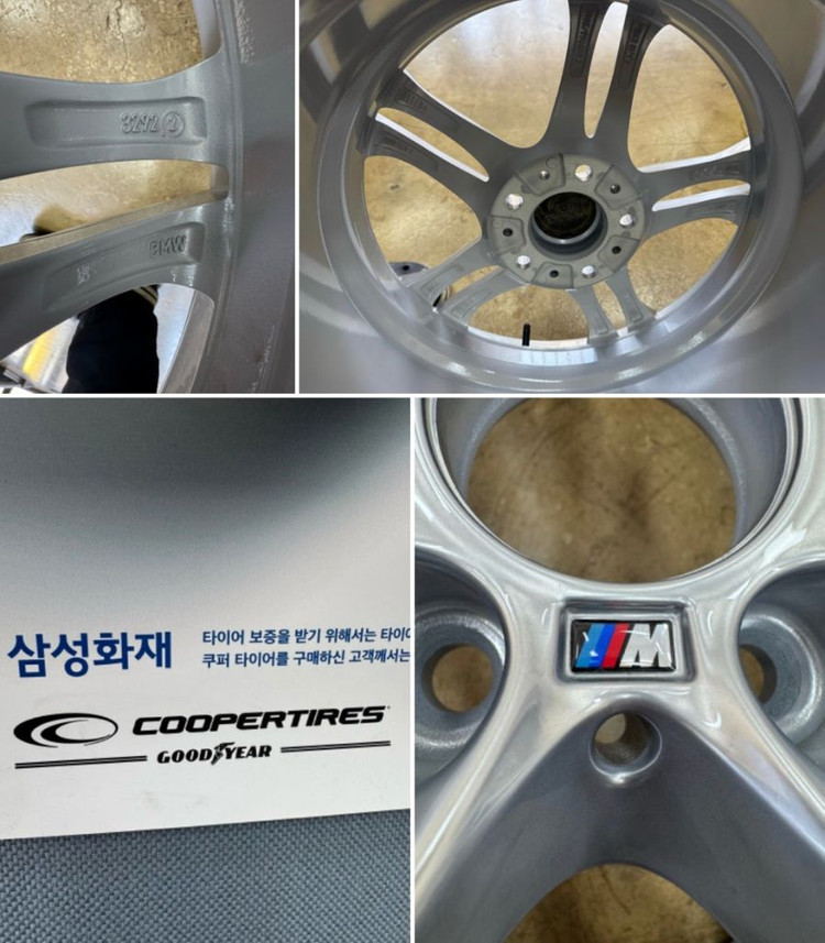 BMW 613m f10 5시리즈 18인치 정품휠+신품타이어 팝니다--9