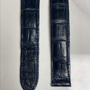 Cartier 까르띠에 KD18GK20 악어 가죽 시계줄 네이비