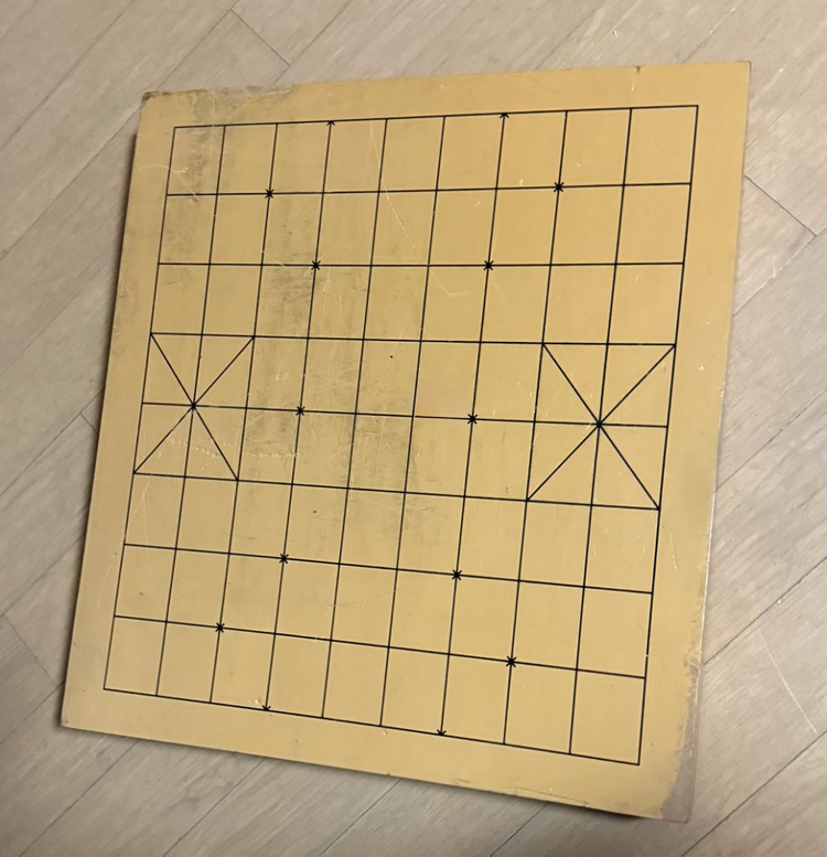 고급 나무 바둑판 바둑알 장기알 세트 이미지