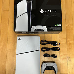 [25년6월] S급 플스5 슬림 2018B 디지털 PS5 SLIM 에디션 풀박스 팝니다.