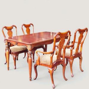 한국가구 클래식 4인용 다이닝 세트