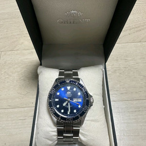 오리엔트 레이2 청판 다이버 시계 판매합니다. 이미지