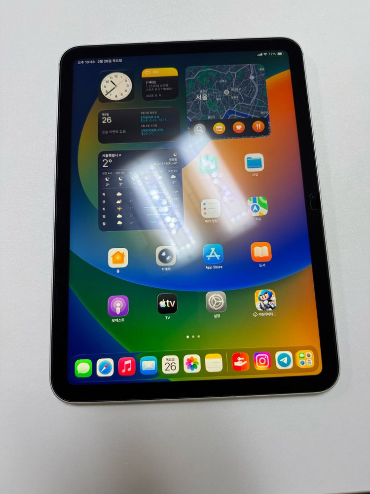 [애플] 아이패드 10세대 64GB 5G+WiFi 셀룰러 A급/풀박스/98%--1