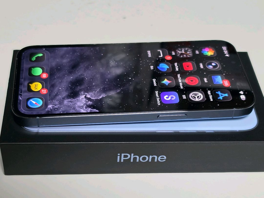 아이폰 13 프로 128기가 시에라블루 자급제--4