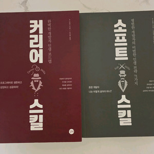 도서 커리어 스킬 + 소프트 스킬 개발자 세트 책